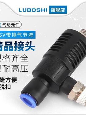 SMC型快速排气节流阀ASV310F-01-06S 410F-02-08S/ASV510F-03-10S