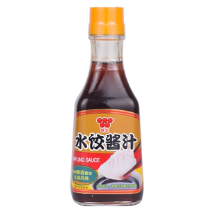 台湾进口味全水饺酱汁原味香辣味蘸酱水饺伴侣纯酿造酱油醋汁230g