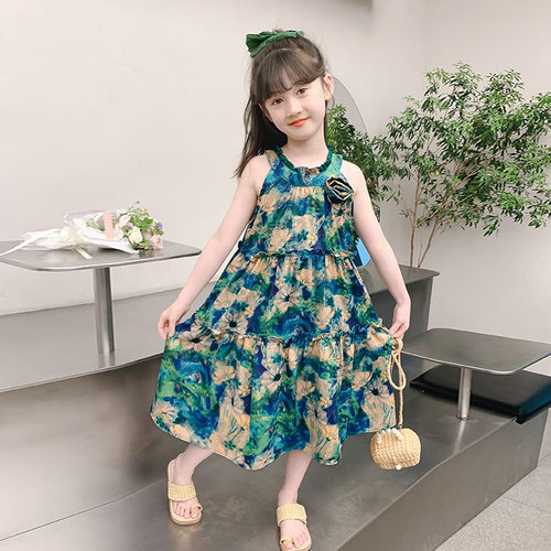 连衣裙夏季女连衣裙3岁连衣裙