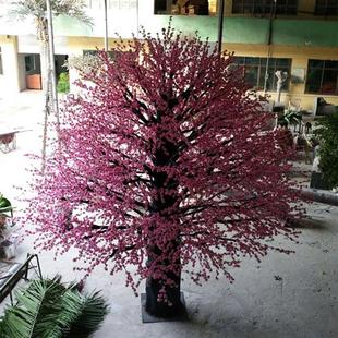 仿真桃花树厂家定制假桃花树各种仿真假树人造许愿树婚庆大树