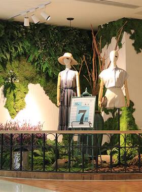 青苔苔藓草坪仿真草皮绿色植物场景装饰假苔藓橱窗绿植墙人造草坪