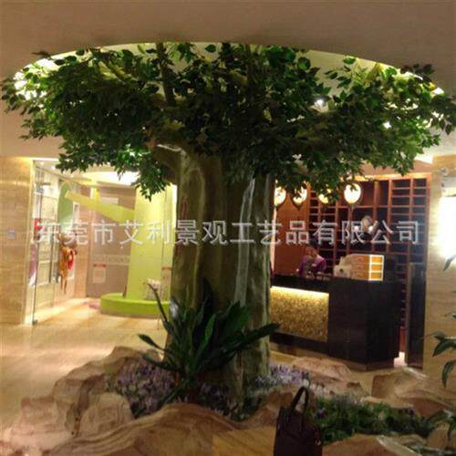 榕树植物园林景观装饰绿植榕树人造大型摆件假树景观树