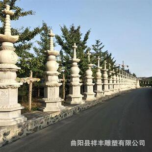 花岗岩石塔青石仿古佛塔大型石雕佛塔舍利塔寺庙佛院园林景观摆件