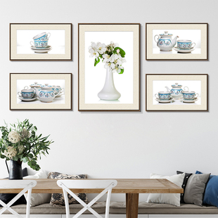 现代简约客厅装饰画沙发背景墙挂画餐厅壁画卧室床头套装组合墙画