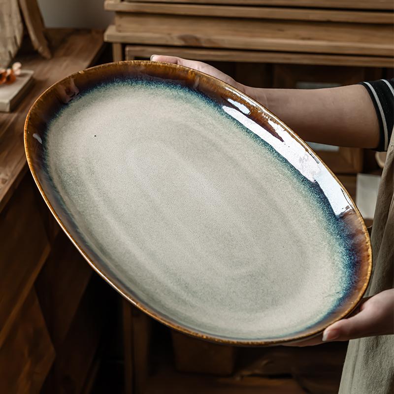 【现货速发！】超大号蒸鱼盘子