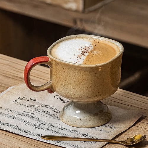 吉田成器中古手作杯子好看咖啡杯