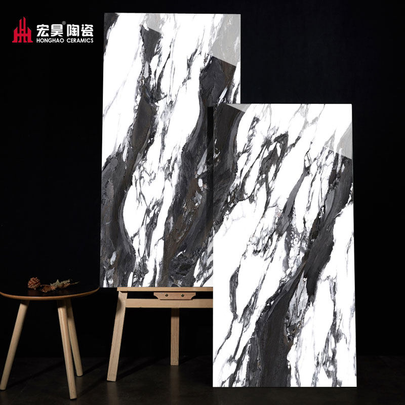 熊猫白通体大理石瓷砖600X1200mm通体黑色背景墙瓷砖设计师推荐|ruв категории награду материалов, керамическая плитка, Кинтана кирпич - от Buy2taobao.com для оказания профессиональной услуги покупки агента Taobao
