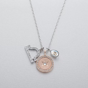 十二星座 天秤座 锁骨女项链网红同款镶嵌奥地利施华洛水钻