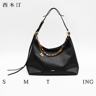 西木汀自由畅想大号 头层牛皮包包女单肩包大容量通勤托特包 新款