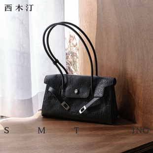 西木汀默念 凯莉包女式2026新款轻奢小众单肩包包日常通勤手提包