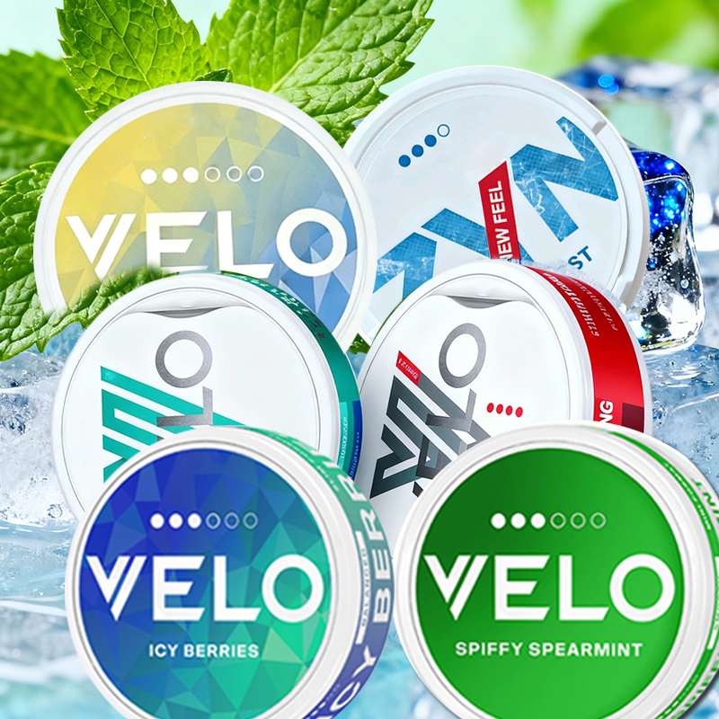SNUS瑞典VELO snus口含袋ZYN口唇袋口腔清新盒装携带飞机高铁平替