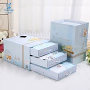 Bộ quần áo trẻ em hàng tỷ cotton tặng quần áo sơ sinh Bộ quần áo trẻ em cung cấp đầy đủ dịch vụ 615 - Bộ quà tặng em bé