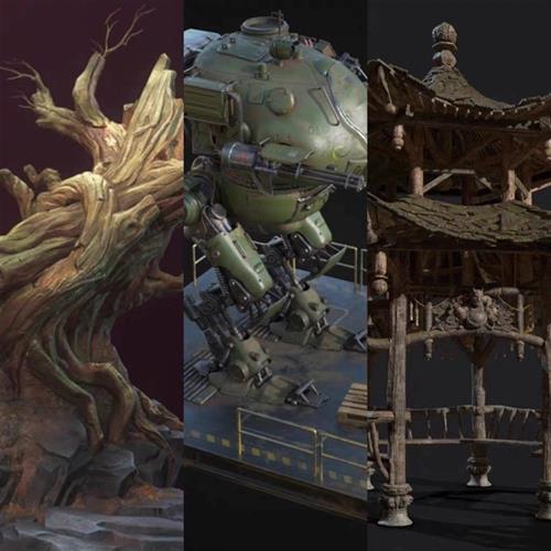 年次世代场景网络班教程模型建模贴图材质全流程制作课程