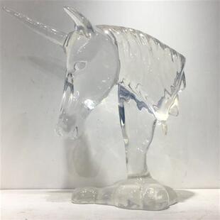 铂晶透明树脂摆件酒店创意铂晶雕塑玄关艺术装 饰水晶抽象工艺品