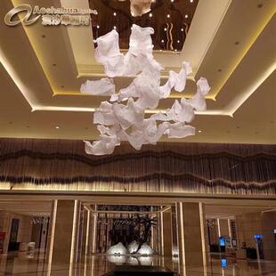非标工程灯酒店会所售楼处复式 别墅大厅宴会厅水晶吸顶灯大吊灯