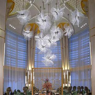 中山加工定制设计师非标工程酒店大厅商店商场豪华灯饰灯具灯吊灯
