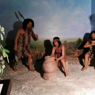 野人蜡像承接民俗馆纪念馆博物馆等硅胶材质真人触感