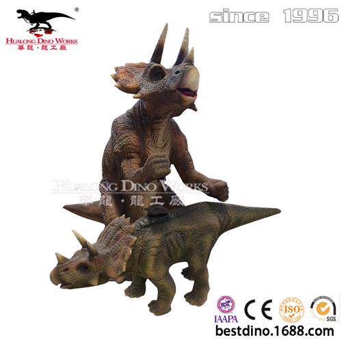 景区商场游乐园恐龙园摆设装饰仿真恐龙模型仿真卡通盖章龙模型.