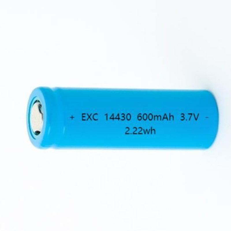 ICR14430锂离子电池高容量600mAh3.7V 平头 充电锂电池 500次