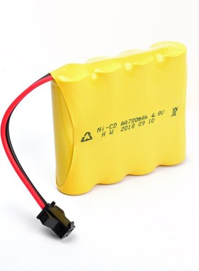 工厂镍镉电池AA600MAH4.8V电池组5号电池NI-CD充电电池1800mah