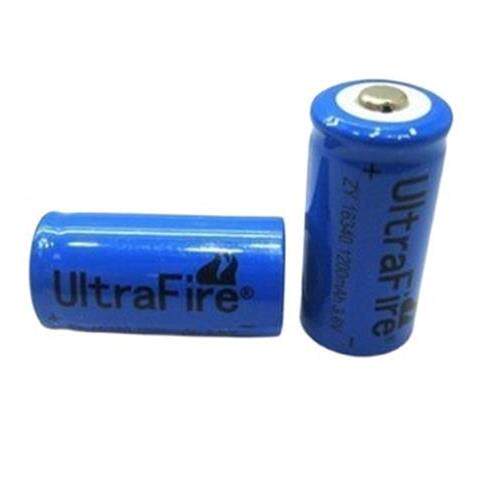 UItrafire 1200MA 3.6V AX123A 16340 强光电筒可充锂电池