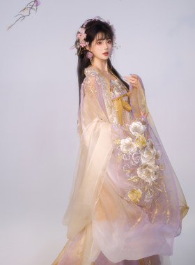 异志阁原创汉服茶花浅叙