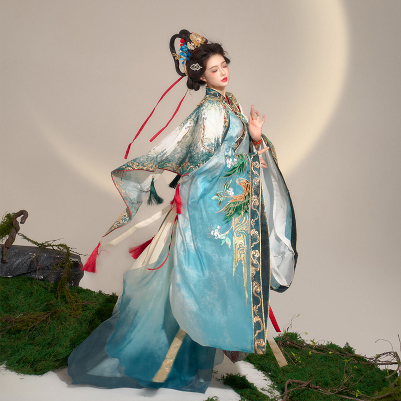 异志阁原创汉服【青山引】齐腰裙