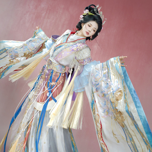 异志阁原创改良【永宴瑶华】魏晋南北朝汉元素重工刺绣意向金定金