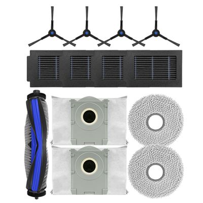 适用于科沃斯T50 Max Pro Omni扫地机器人配件滚边刷尘袋滤网拖布