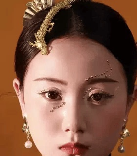 龙女头饰新中式发饰3d打印头饰儿童摄影国风汉服古风走秀饰品配饰