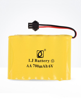 6v 700mAh M型 镍镉电池组AA5号充电电池遥控电动玩具