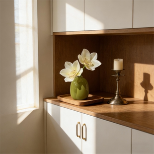 仿真花小清新蕙兰蝴蝶兰束客厅餐桌假花摆件装饰花艺插花摆设