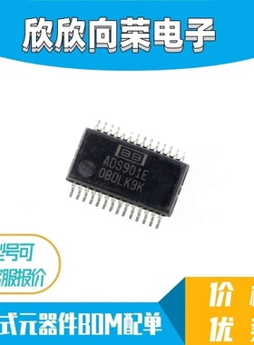 ADS901E 丝印ADS901E SSOP28 模数转换器IC 进口正品 现货可直拍