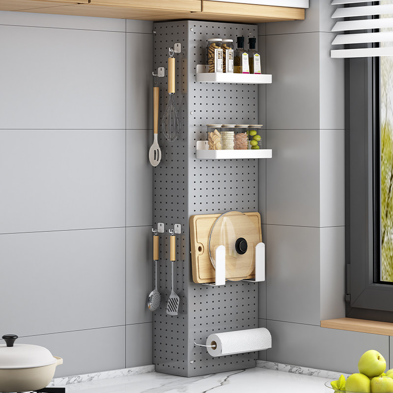 厨房燃气管道遮挡装饰瓦斯热水器下水管遮挡罩包瓦斯遮丑洞洞板