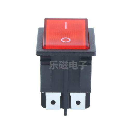 KCD3翘板电源船型开关饮水机电暖气2脚2档 家用电器按钮船形开关