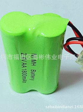 供应充电电池 AA700MAH 2.4V 5号镍氢充电电池组，2节5号电池组