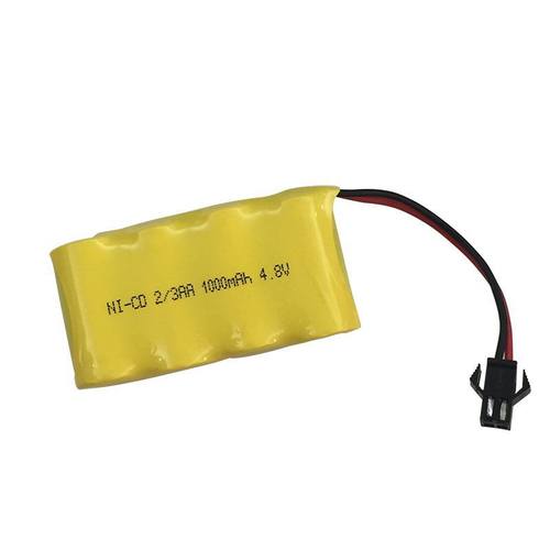 美致变形遥控车 2/3AA4.8V1000MAh充电电池组SM头  厂家直销