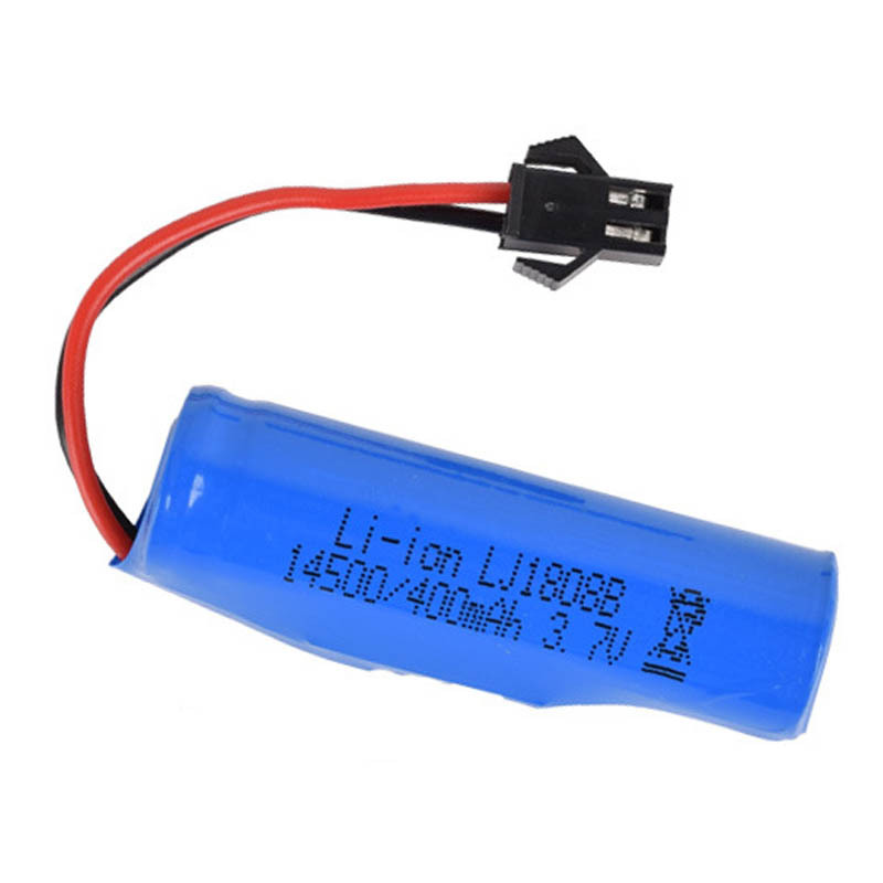 3.7v 400mAh 14500充电锂电池 双面特持翻斗车 玩具电池 大容量