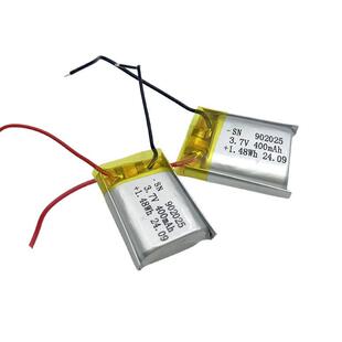 电瓶锂电池902025录音笔数码设备蓝牙耳机3.7V400mAh可充电高续航
