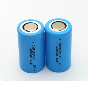 10C动力电芯 18350锂电池 果汁杯蒜泥机榨汁机头灯3.7V充电锂电池