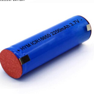 18650电池 3.7V 剃须刀电动推剪锂电池带焊片动力倍率电池2600mah