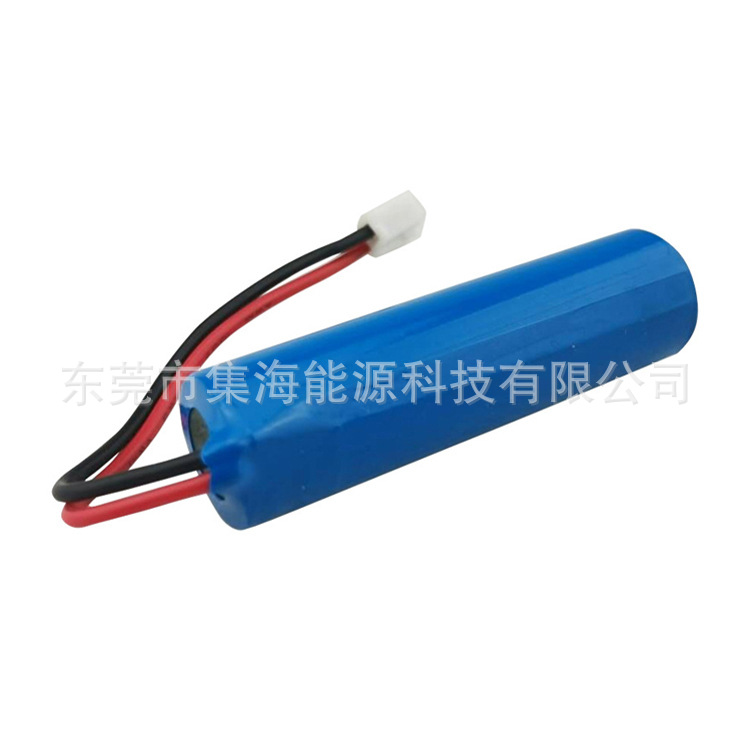 厂家14500锂电池加保护板出插头端子线美容仪用14500锂电池800mAh