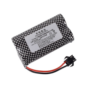 1200mAh 充电锂电池 电动玩具电池 18650 带保护板 7.4V