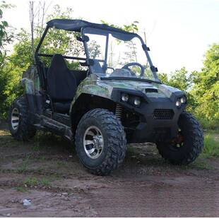 跨境出口UTV农夫车方向盘沙滩越野车四轮娱乐休闲双座卡丁车