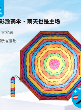 doppler进口雨伞高颜值全自动雨伞手动三折伞高颜值小众遮阳伞