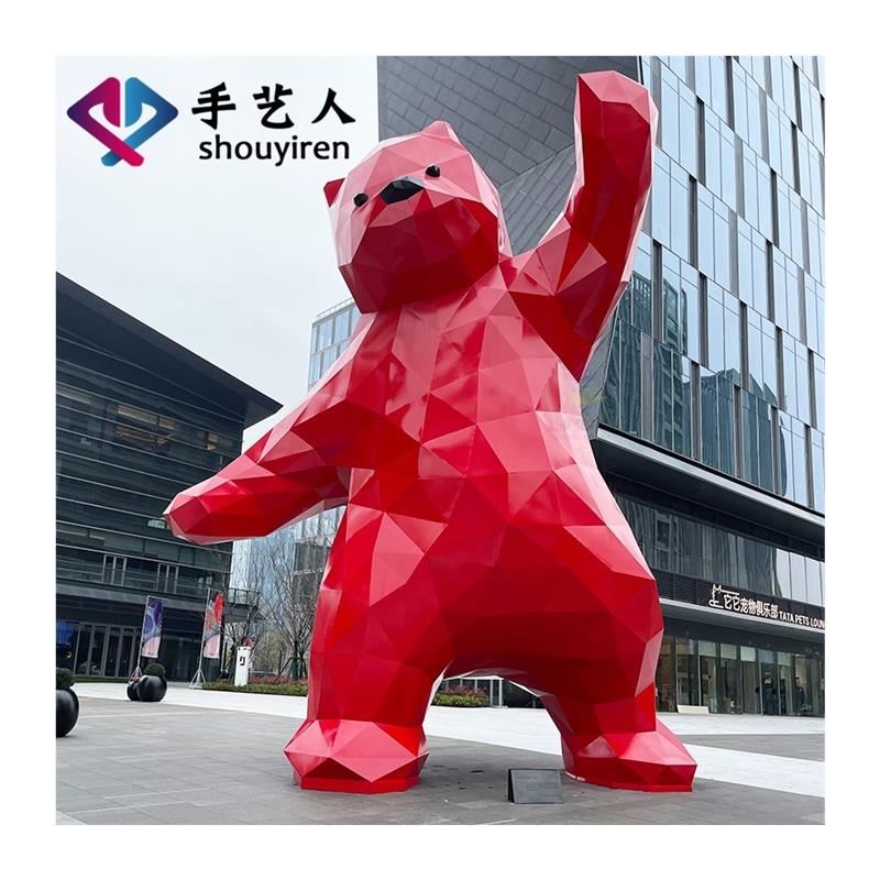 玻璃钢雕塑定制厂家商业卡通户外公园雕塑动物雕塑广场景观摆件