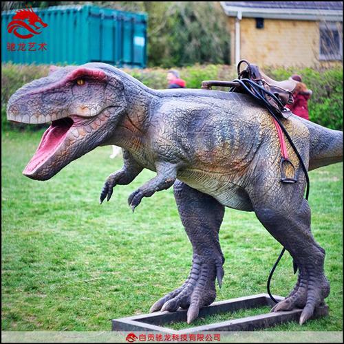 仿真机模雕塑动态机械恐龙模型出租会动橡胶软体大型活体暴龙展览