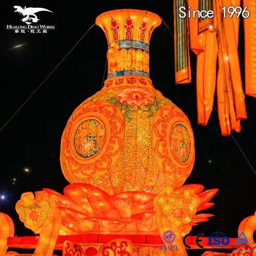 彩灯花灯夜游巡展大唐盛世春节彩灯传统工艺纯手工制作