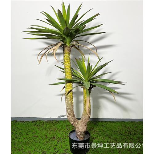 仿真剑麻盆栽北欧人造绿植仿真荷兰铁道具供应仿真龙血树源厂