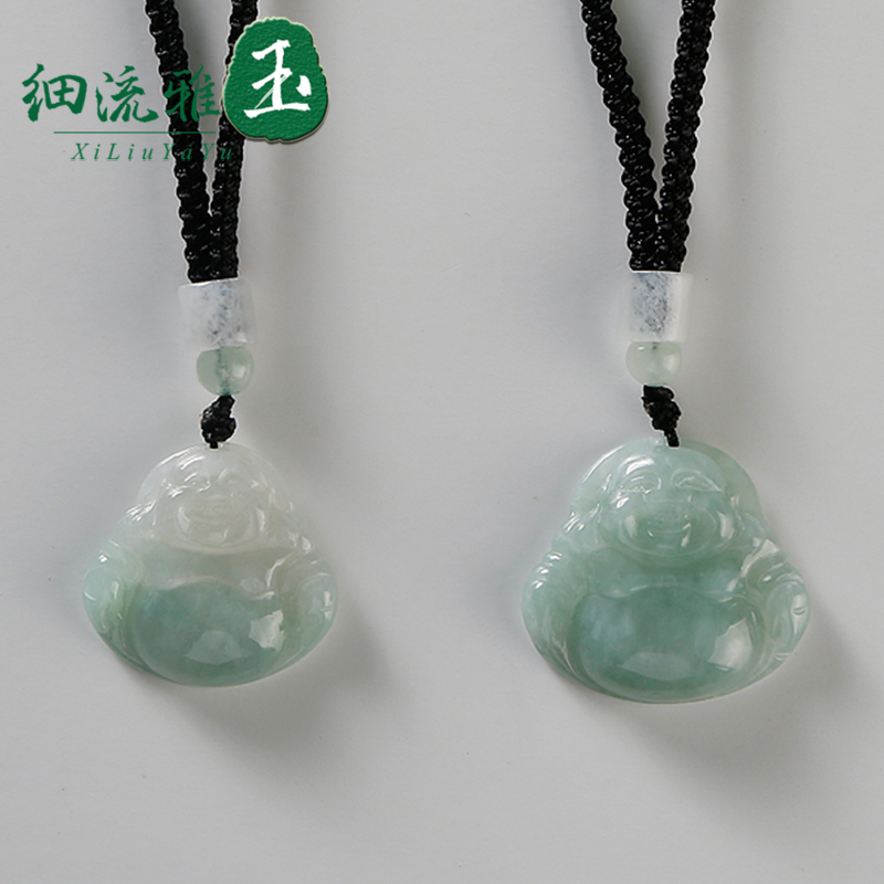 細流雅玉天然緬甸翡翠吊墜